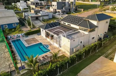 Casa á venda com 5 dormitórios sendo todos suítes - residencial colinas inhandja
