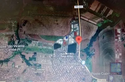 Terreno à venda na Rodovia Pr 445 - Marginal - Rua Avelino José Da Silva, 963, Jardim José Favaro, Cambé