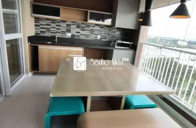Apartamento de 122 m2, 3 dormitórios, 1 suíte, 2 vagas de garagem, condomínio splendor gardem, jd. das indústrias - são josé dos campos - sp