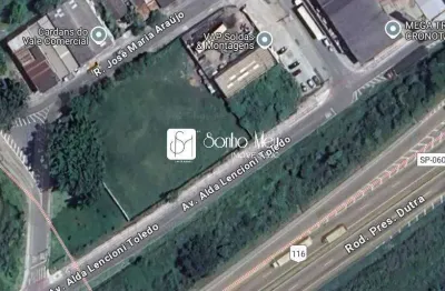 Terreno 3.000 m² em excelente localização, marginal rod. dutra - jacareí