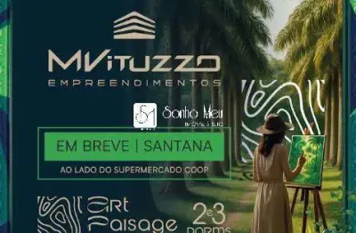 Breve lançamento - art paisage - 2 e 3 dormitórios - santana, sjc
