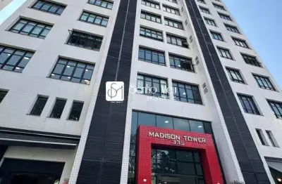 Locação de sala comercial 48 m² - mobiliada - madison tower - aquárius