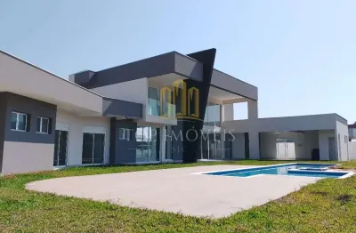Exclusiva residencia terrea de alto padrao no condominio mont blanc | luxo, sustentabilidade e conforto em 1.200m2