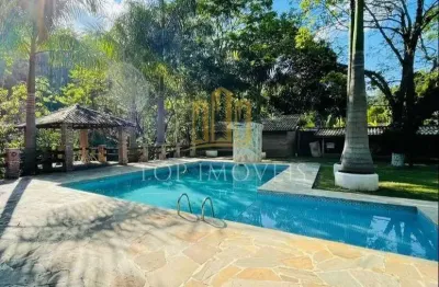 Chacara casa terrea estilo rustico com 3 dormitorios sendo 2 suites -  sta branca