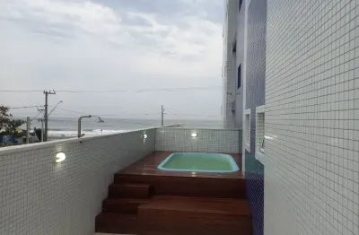 Apartamento frente para o mar com piscina, para  locação diária 