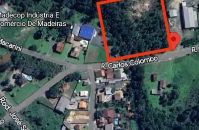 Terreno à venda na Rua Carlos Colombo, s/n, Rio Maina, Criciúma