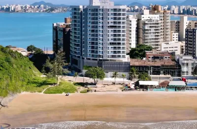 Apartamento à venda com 3 quartos, frente mar da praia da cerca com a praia do morro, guarapari-es