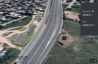 Lote / terreno à venda de 3000 m², as margens da rodovia do sol, são conrado, vila velha es.