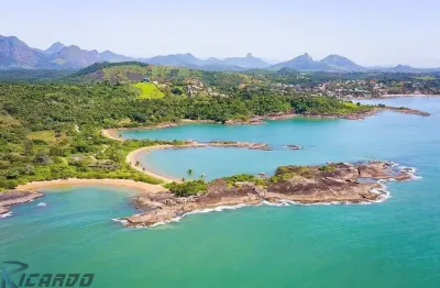 Lote à venda no condomínio fechado alphaville com vista para mar das três praias, guarapari - es