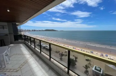 Apartamento 3 quartos à venda de frente para o mar da praia do morro, guarapari es.