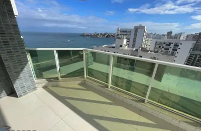 Apartamento 3 quartos à venda, com vista para o mar da praia do morro, guarapari - es, área de lazer completa