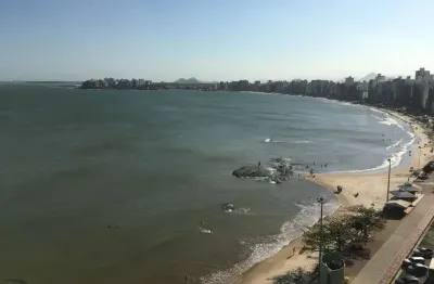 Cobertura duplex 4 quartos / 4 suítes, á venda de frente  para mar da praia do morro - guarapari es