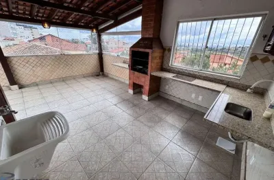 Cobertura de 4 quartos à venda no bairro dona clara, belo horizonte - mg. espaço gourmet privativo.