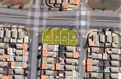 Lote em tatuí, ótimo para comércio, 180 e 242,61 m².