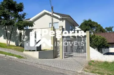 Sobrado 03 qts sendo uma suíte com hidro no bairro santa cândida, curitiba-pr