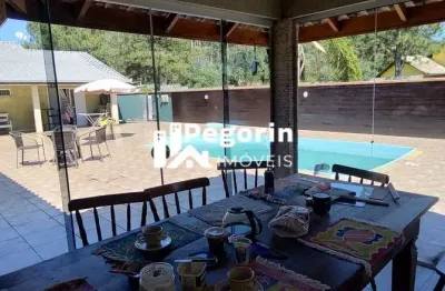 Chácara à venda em campina grande do sul, roseira, com 5 quartos, 192,00m²