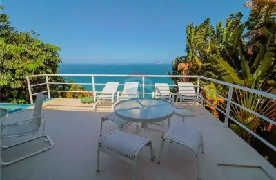 Joá. casa de condomínio com 5 suítes, à venda, 640m² - joá