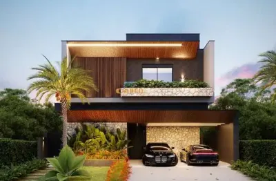 Casa em construção no condomínio terras alpha urbanova - são josé dos campos sp