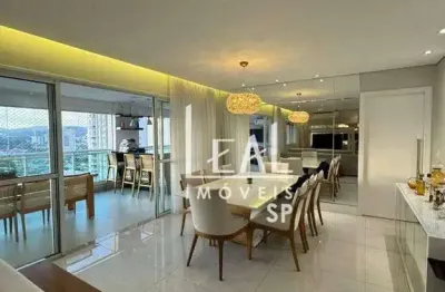 Apartamento com 3 dormitórios à venda, 168 m² por r$ 2.200.000,00 - jardim santa mena - guarulhos/sp