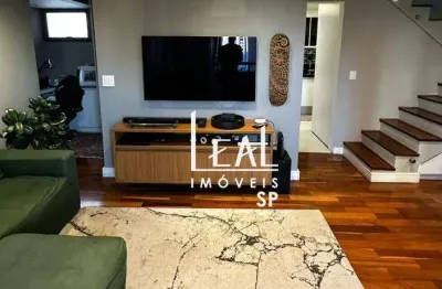 Apartamento duplex com 2 dormitórios à venda, 98 m² por r$ 760.000,00 - jardim londrina - são paulo/sp