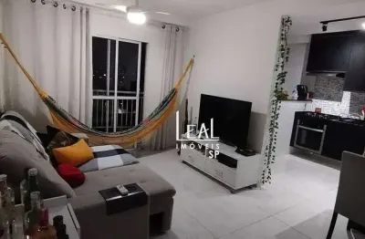 Apartamento com 2 dormitórios à venda, 59 m² por r$ 335.000,00 - ponte grande - guarulhos/sp
