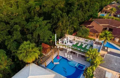 Casa com 7 dormitórios à venda, 678 m² por r$ 4.000.000 - praia da boracéia - bertioga/sp