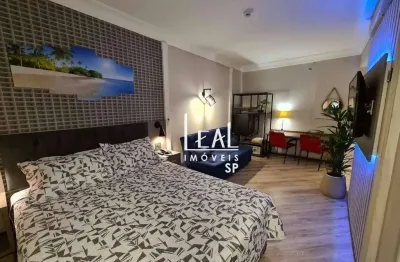 Flat com 1 dormitório para alugar, 30 m² por r$ 3.501/mês - jardim santa francisca - guarulhos/sp