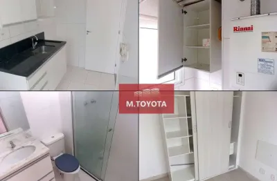 Apartamento para alugar, com 02 dormitórios e estacionamento, 55m², por r$ 1.650/mês - vila rio de janeiro - guarulhos / são paulo