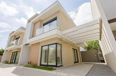 Sobrado duplex em condomínio fechado à venda no hauer – 101m², 3 dormitórios, área gourmet e 1 vaga | r$ 820.000