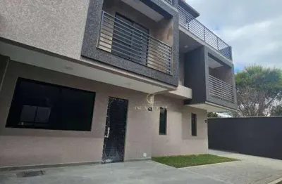 Sobrado tríplex à venda no pinheirinho – 99,63m² de área interna + terraço, face norte, 3 dormitórios (1 suíte com closet), vista livre-  r$ 635.000