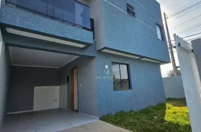 Sobrado duplex de esquina à venda no sítio cercado — 3 dormitórios | 76 m²| quintal lateral |se enquadra no minha casa minha vida —r$ 440.000,00