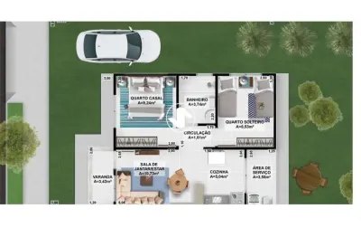 Casa em condomínio minha casa minha vida em parque cuiabá, cuiabá - acesso asfaltado, churrasqueira, piscina, segurança 24h