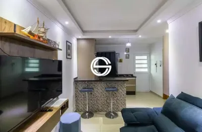 Apartamento (apartamento padrão) para venda, 2 dorm(s), 1 vaga(s), 46 m²