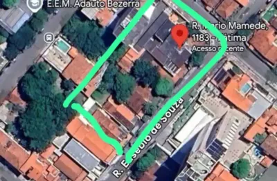 Terreno comercial à venda na Rua Mário Mamede, 1183, Fátima, Fortaleza