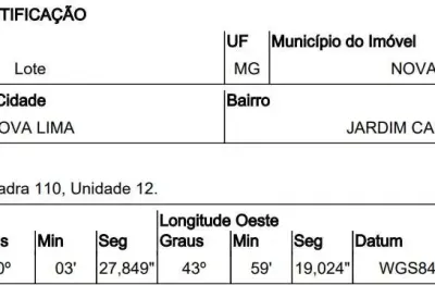 Oportunidade única em nova lima - mg | tipo: terreno | negociação: licitação aberta  | situação: imóvel