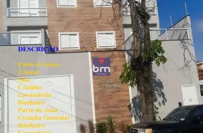 Apartamento à venda em santo andré, vila linda, com 2 quartos, com 50 m², residencial martins