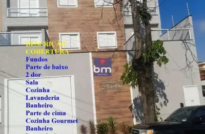 Apartamento à venda em santo andré, vila linda, com 2 quartos, com 50 m², residencial martins