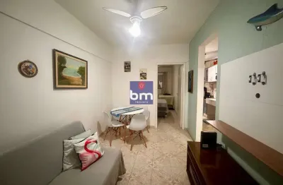 Apartamento à venda em praia grande, canto do forte, com 1 quarto, com 64 m²