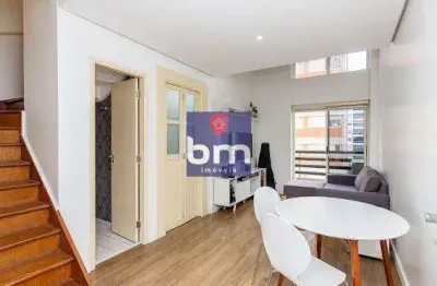Apartamento duplex à venda em são paulo, vila uberabinha, com 1 quarto, com 45 m²
