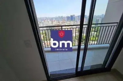 Apartamento à venda em são paulo, santo amaro, com 1 quarto, com 33 m²