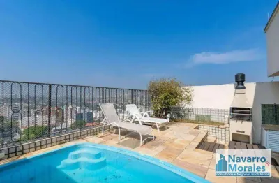 Cobertura com 3 dormitórios à venda, 223 m² por r$ 1.490.000,00 - vila progredior - são paulo/sp