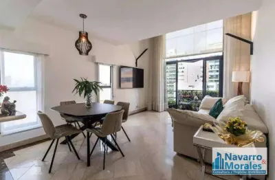 Apartamento duplex com 1 dormitório à venda, 75 m² por r$ 1.490.000 - itaim - são paulo/sp