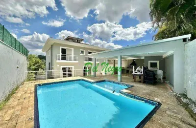 Casa com 4 dormitórios, 400 m² - venda ou aluguel - golf village, granja viana.