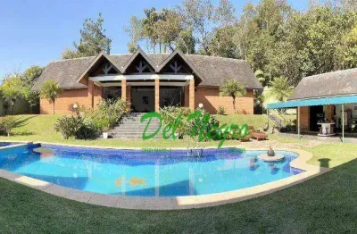 Casa com 4 suítes à venda, 636 m² - jardim passargada i, granja viana.