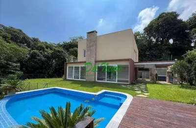 Casa com 4 suítes à venda, 493 m² - pousada dos bandeirantes, granja viana.