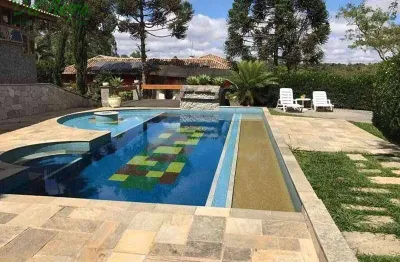 Casa com 4 dormitórios à venda, 700 m² - recanto suíço, vargem grande paulista.