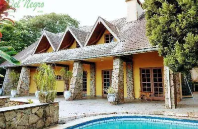 Casa com 3 dormitórios à venda, 350 m² - gramado, granja viana.