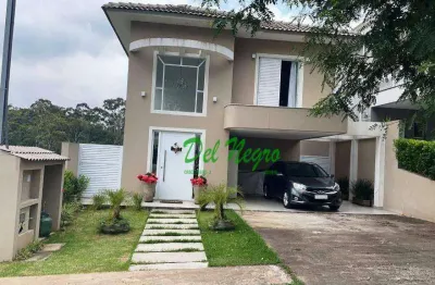 Casa com 3 dormitórios à venda, 180 m² - village los angeles, granja viana.