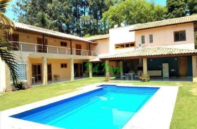 Casa com 5 suítes à venda, 540 m² - parque frondoso, granja viana.