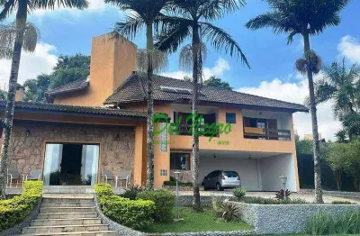 Casa com 4 dormitórios à venda, 400 m² - recanto verde, granja viana.